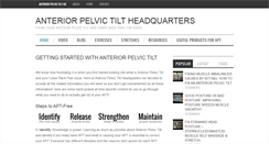 Desktop Screenshot of anteriorpelvictilthq.com