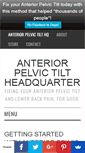 Mobile Screenshot of anteriorpelvictilthq.com